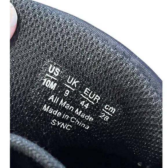 Dr. Scholl's Men's Black Faux Leather Lace Up Sync Oxford Comfort Shoe 10 NEW - Picture 4 of 8